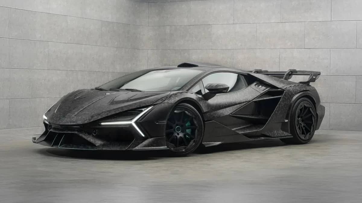 Mansory creates 1-of-1 Lamborghini Revuelto completely covered in carbon fiber called the Carbonado X