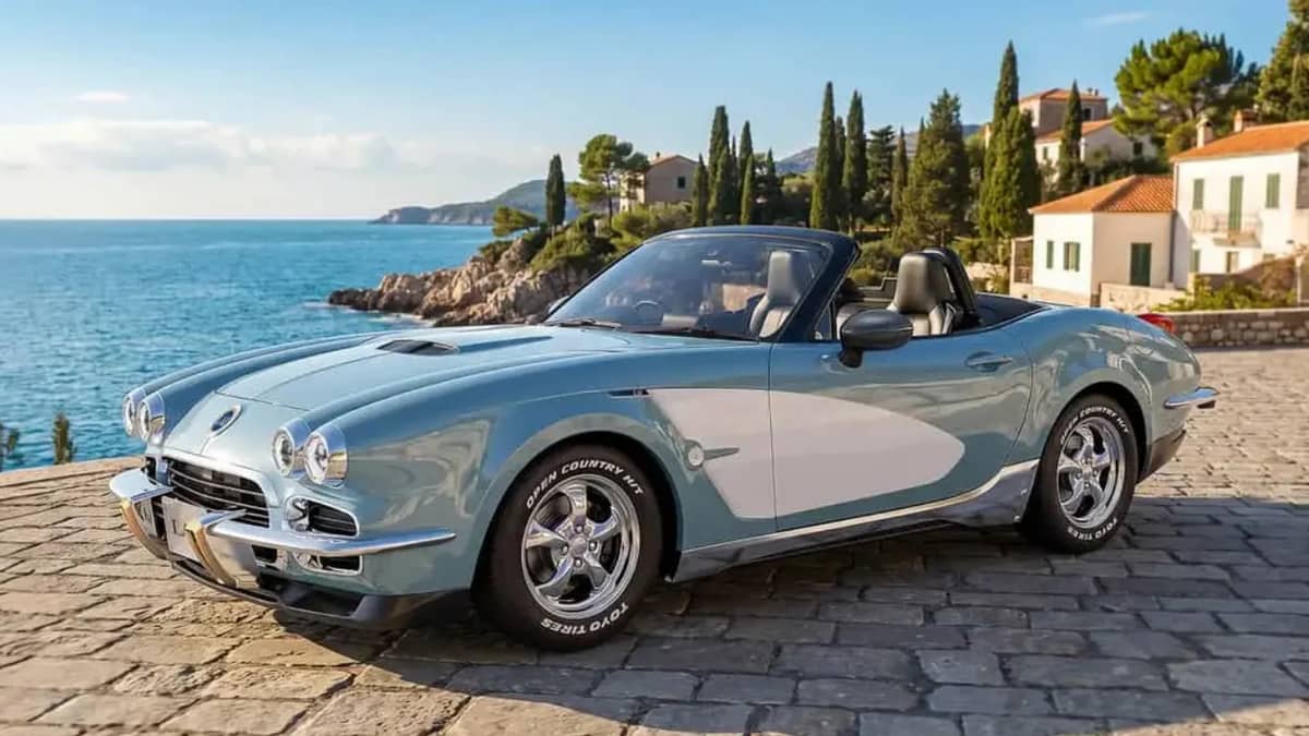 Mitsuoka unveils its mysterious new car and it's a Mazda Miata transformed with a very clear American inspiration