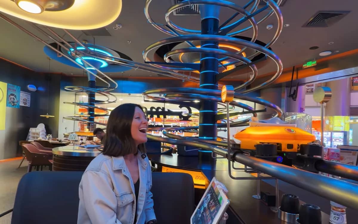 Nashville couple head to China and announce they are 'living in 2050' as they can't believe the tech