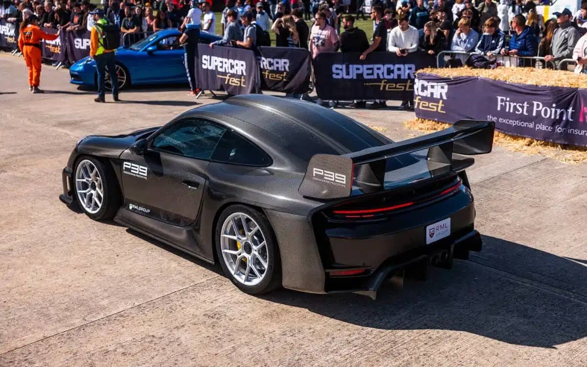 Stunning Porsche-based P39 hypercar makes public debut at Supercar Fest