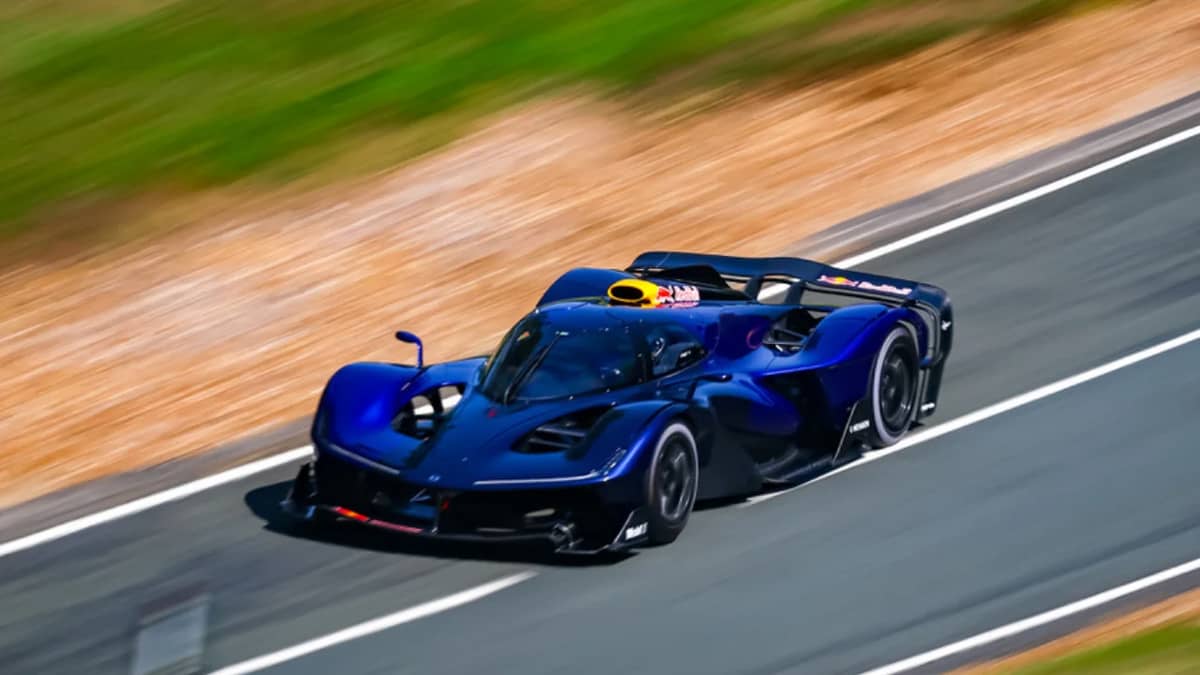 Red Bull's RB17 hybrid hypercar makes its dynamic debut at Goodwood Festival of Speed