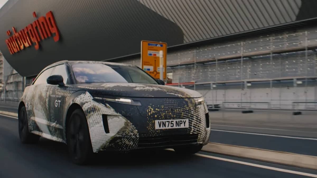 Range Rover reveals new electric GT with 409 miles of range and puts it to the test at the Nürburgring