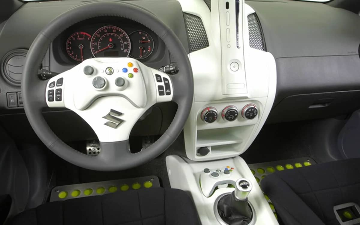 Suzuki and Microsoft SXBox car unlocked achievement for most ridiculous vehicle mod ever attempted