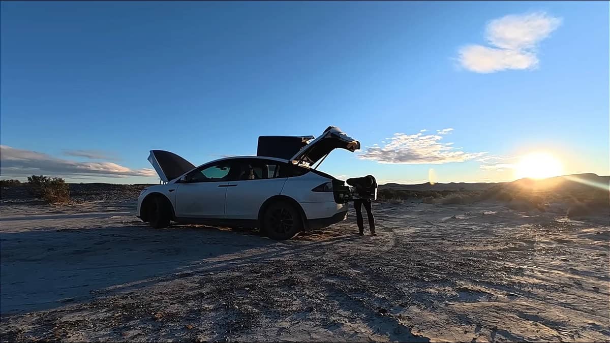 us-man-solo-trip-south-america-tesla-model-x