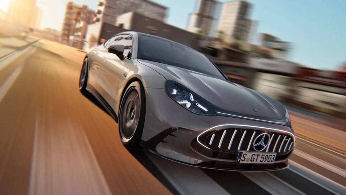 2027 Mercedes-AMG GT 4-Door Coupe EV packs 1,153HP and even roars like it's a gas-powered V8