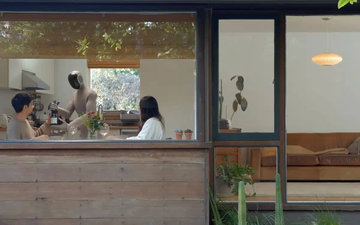 This humanoid robot is being trained to fold laundry and do household chores