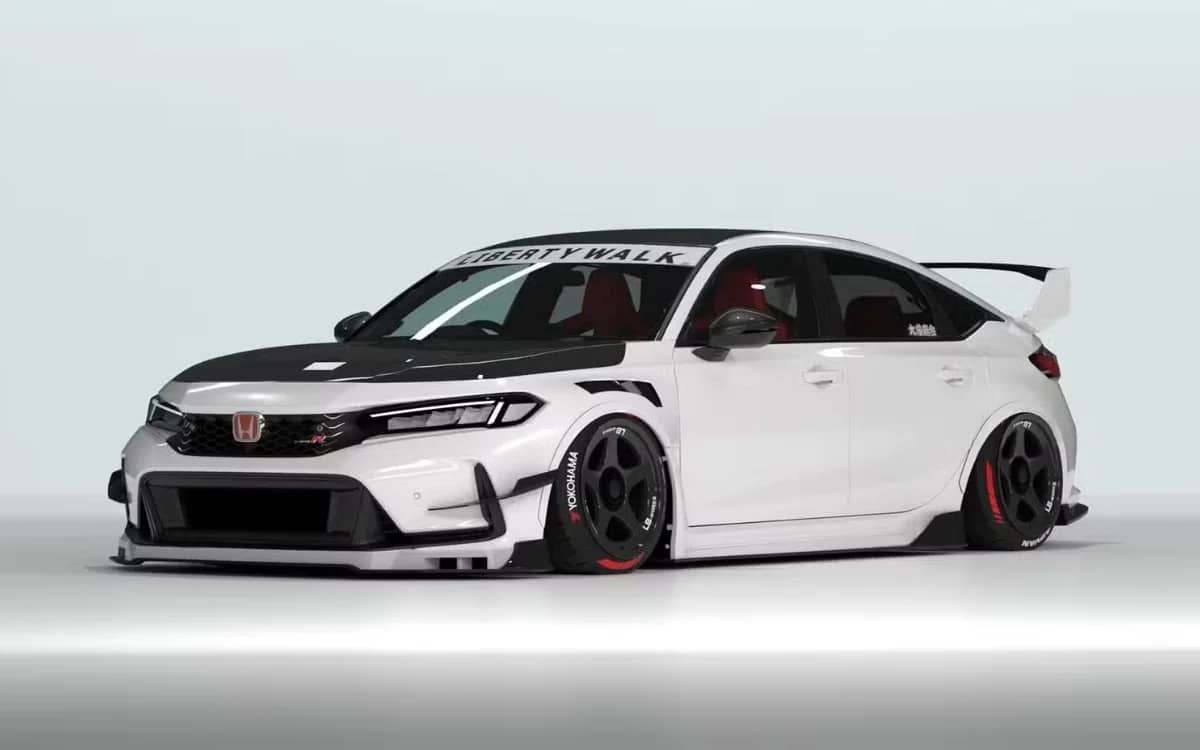 Liberty Walk just transformed the Honda Civic Type R into a track monster for the street