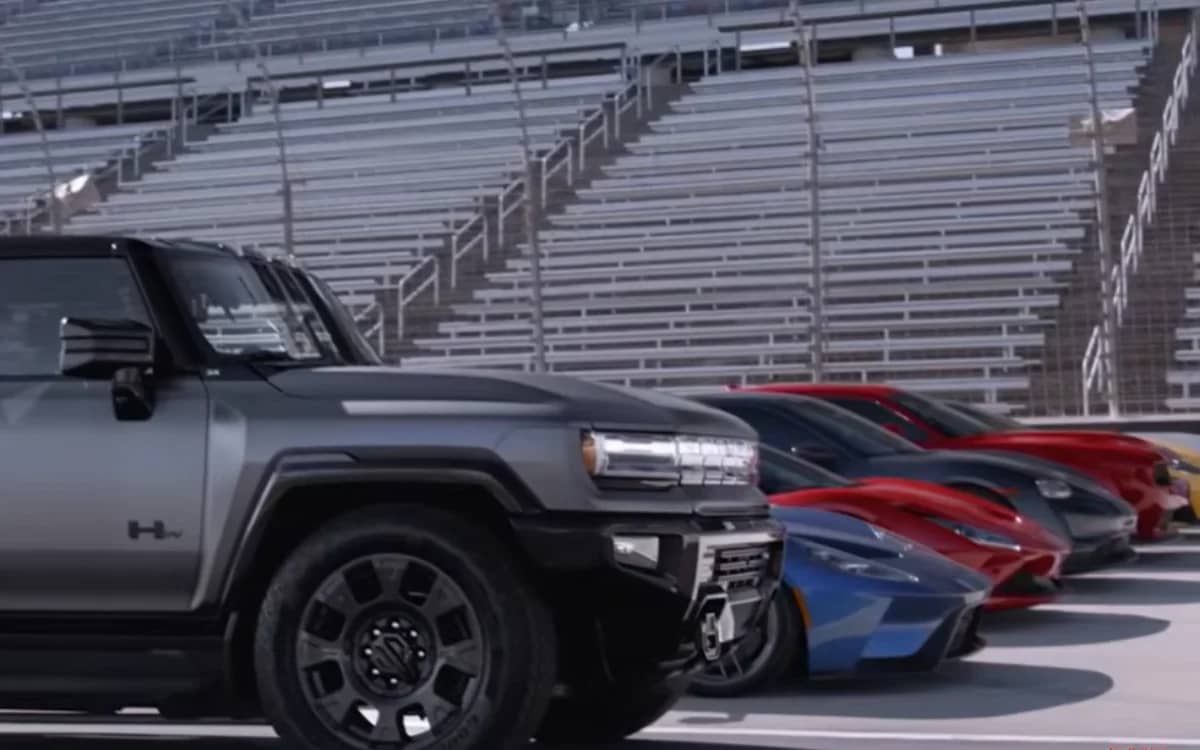 gmc-hummer-ev-races-ford-gt-dodge-hellcat-plus-three-iconic-supercars