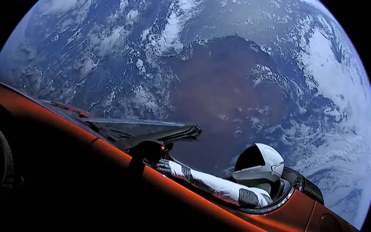 The probability the Tesla Elon Musk launched into space will hit Venus