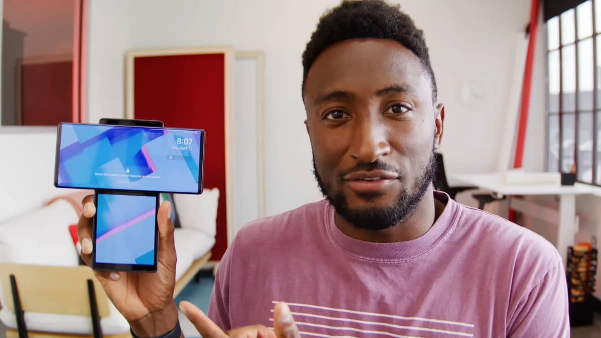 Marques Brownlee reveals rare hands-on look at an unreleased LG rollable phone that never made it to market