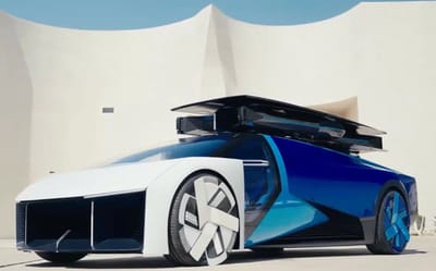 Flying ‘super car’ revealed that is designed to soar over traffic