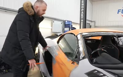 Man is converting a McLaren 650S into an even rarer 675LT using budget parts from China