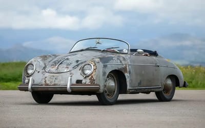 Forgotten 1955 Porsche 356 sets new record after six decades in Californian barn