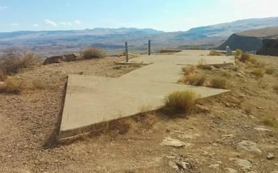 This is why there are lots of giant concrete arrows all over the US