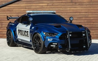 Decepticons attack the auction block as iconic Transformers Mustang hunts for a new owner
