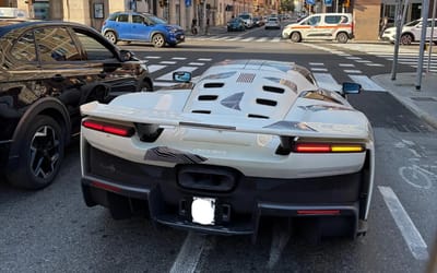 Bologna drivers stunned as Ferrari F80 test mule appears in traffic