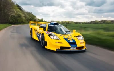 There's a once-in-a-lifetime opportunity to own a road-legal McLaren F1 car that raced at Le Mans