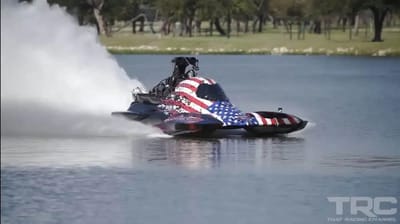 This 10,000 hp drag boat is 10 times faster than a Bugatti Chiron