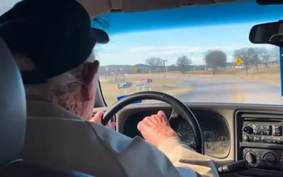 101-year-old Texas veteran decided to try and renew his license just to see if he could