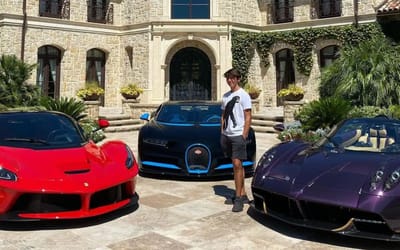 15-year-old Californian already has a multi-million dollar supercar collection