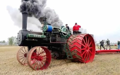 The world’s biggest steam tractor from 1905 has been rebuilt