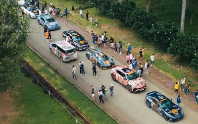 179 supercars gathered at ancient historical monument to break bizarre Guinness World Record