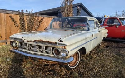 Man finds 1959 Impala on farm and restores it, ends up finding old treasures throughout the car