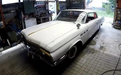 Garage marvels at 1963 Buick LeSabre exterior, but then open it to find its interior