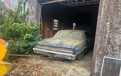 1964 Pontiac GTO that’s been parked for 54 years discovered in surprisingly good condition