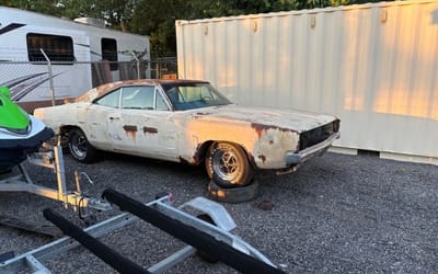 Two 1968 Dodge Charger muscle cars found in a South Carolina barn after decades and you get to choose which one lives