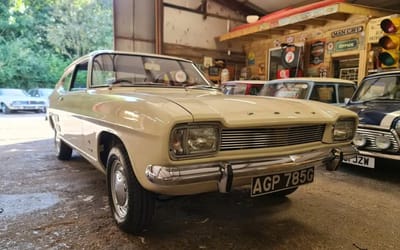 Incredibly rare Ford Capri, thought to be one of just 14 in existence