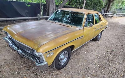 Dealer kept a 1972 Chevrolet Nova hidden for 35 years in California due to the surprise under the hood
