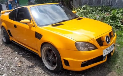 Honda Civic owner modifies vehicle into custom Mercedes supercar