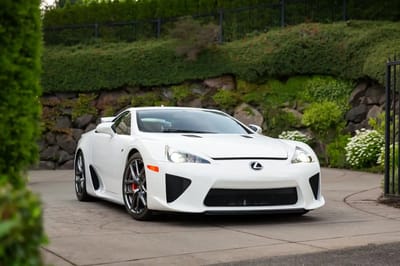 The 205th Lexus LFA is selling for an extremely high price despite having 'high miles'