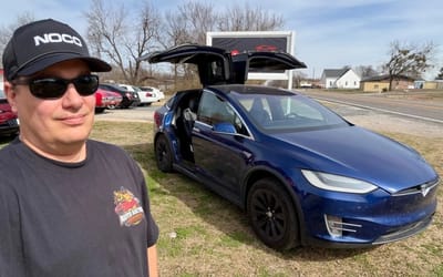 Oklahoma man buys 2016 Tesla Model X 90D for $9,500 sight unseen and expects the worst until he shows up to drive it home