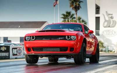 Dodge managed to build the world’s first muscle car that can pop a wheelie