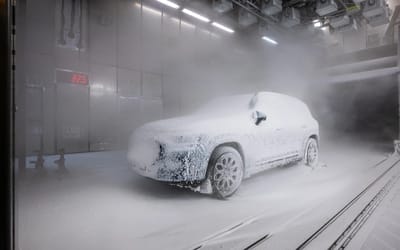 New Mercedes GLB brings triple screens, a star-filled ceiling and winter testing just in time for Christmas