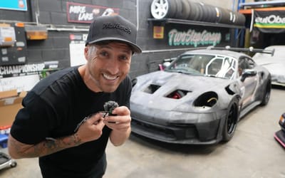 Man drives his 3D-printed Porsche GT3 for the first time and gives his verdict on it