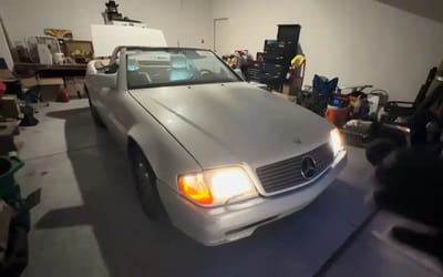 Car rebuilder stumbled across a classic Mercedes for $400 in a once-in-a-blue-moon find, but it came with all the red flags