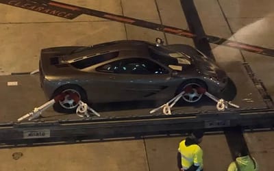 Ultra-rare $25M McLaren F1 chassis #009 spotted boarding Emirates flight to Dubai