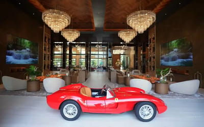 This $55 million mansion in Florida’s Billionaire’s Row has a Ferrari Testa Rossa parked in the living room