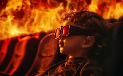 5D theater in China makes the entire audience feel like they’re on fire
