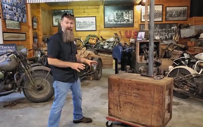 80-year-old military crate opened for the first time reveals incredible find