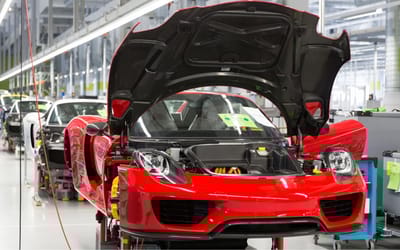 Each Porsche 918 Spyder takes 100 hours to build and this is what the entire process looks like