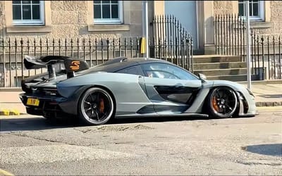 McLaren Senna owner learns the hard way not to drive supercar on bumpy roads in cringe-inducing clip
