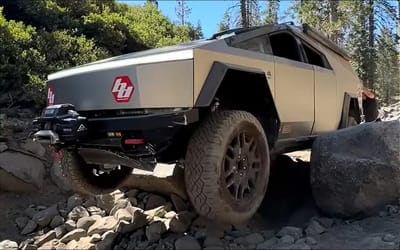 Tesla Cybertruck stuck for days after attempting extreme 22-mile California off-road trail famed for difficulty