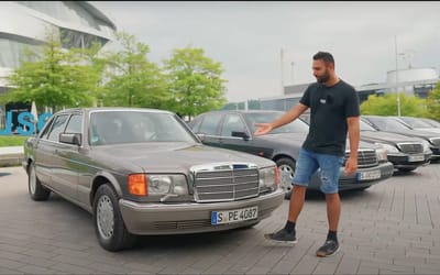 Man tests 140 years of Mercedes-Benz cars with oldest from 1889