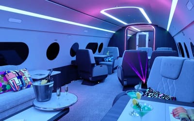 World’s first A220 private jet is like a VIP nightclub in the sky