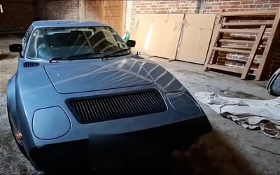 Rare concept car untouched for years discovered in old abandoned mansion