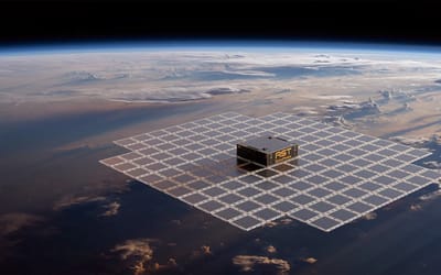 US company has just unfolded the largest ever commercial communications array just above Earth